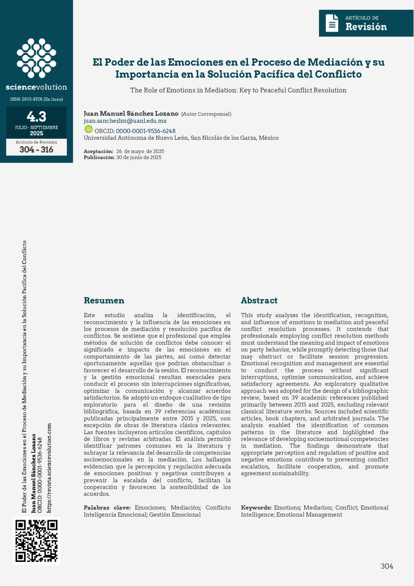 Sciencevolution v4.2 2025 304 - Portada