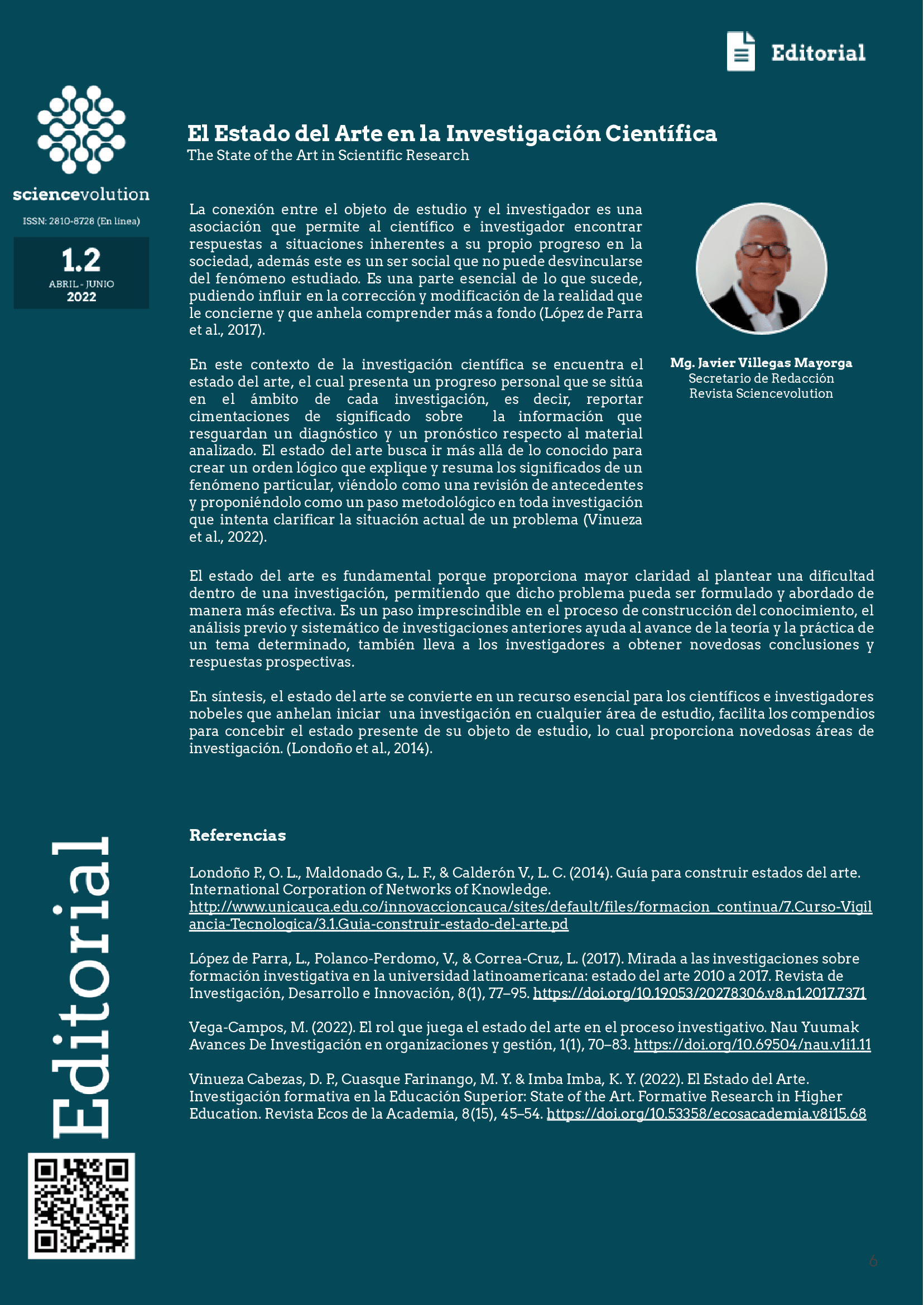 Sciencevolution v1.2 2022 6-6 -  Portada