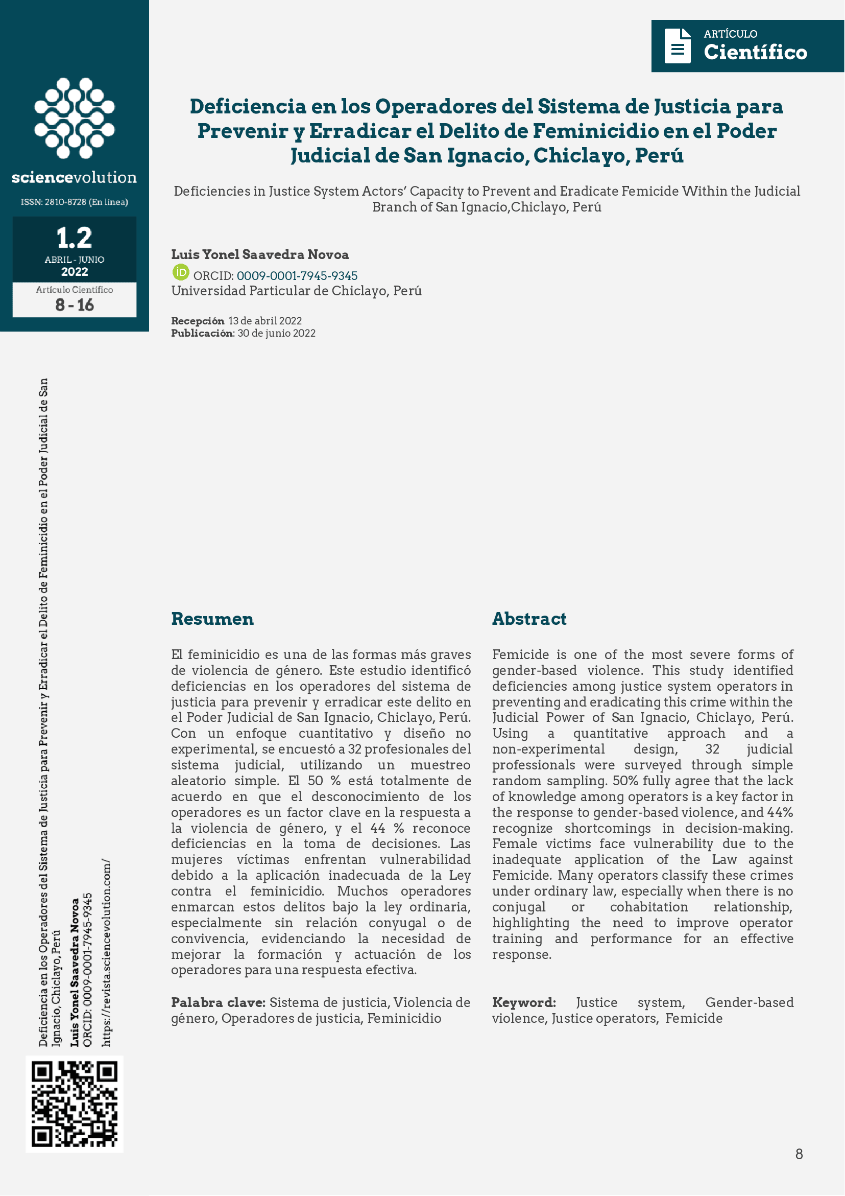 Sciencevolution v1.2 2022 8-16 - Portada