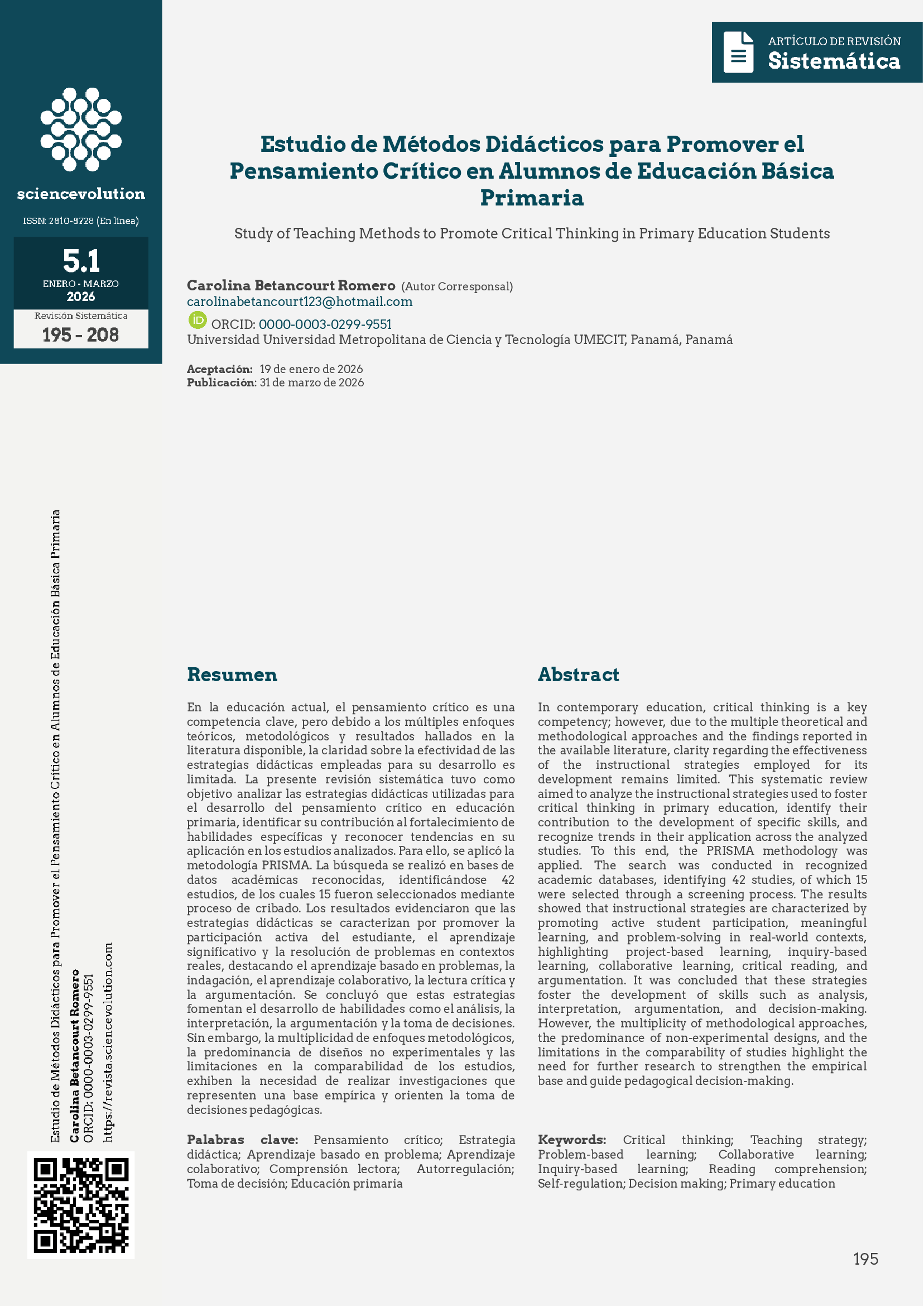 Sciencevolution v5.1 2026 - 195 Portada