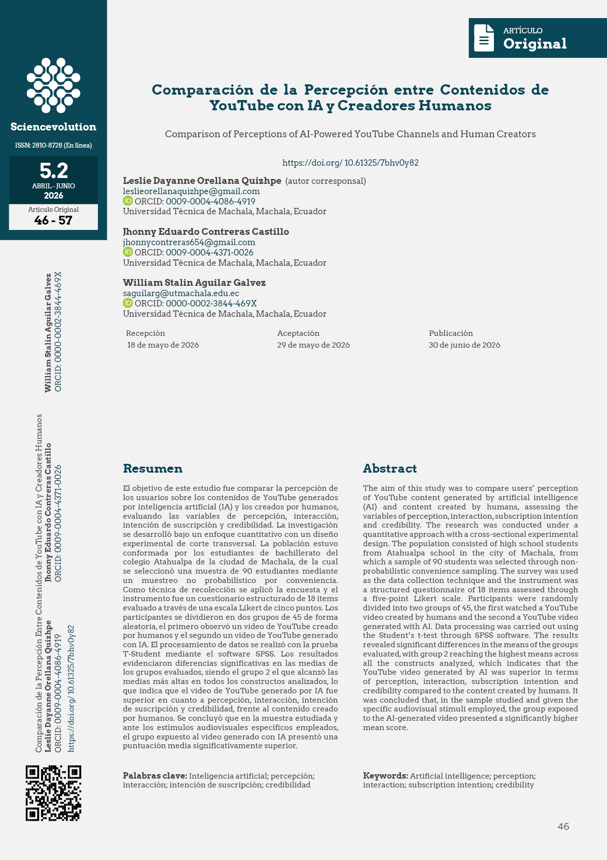 Sciencevolution v5.2 2026 46-57 - Portada